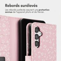 imoshion Étui de télephone portefeuille Design Samsung Galaxy A16 - Pink Bazaar Flowers