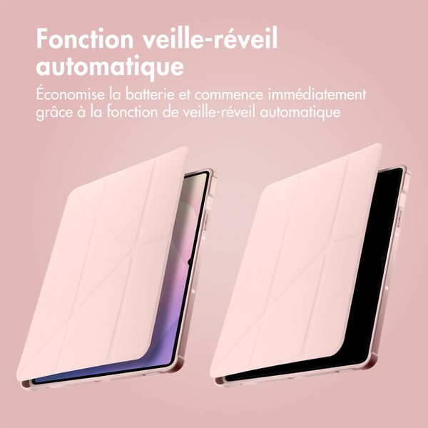 imoshion Coque tablette Origami Samsung Galaxy Tab S11 - Rose