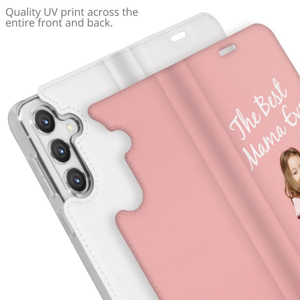 Concevez votre propre housse portefeuille Samsung Galaxy S24 Plus - Blanc