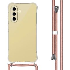 imoshion Coque arrière transparente avec cordon Samsung Galaxy A26 - Rose Doré
