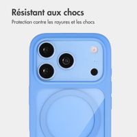 Accezz Coque arrière Hold avec MagSafe Apple iPhone 18 Pro / 17 Pro - Light Blue