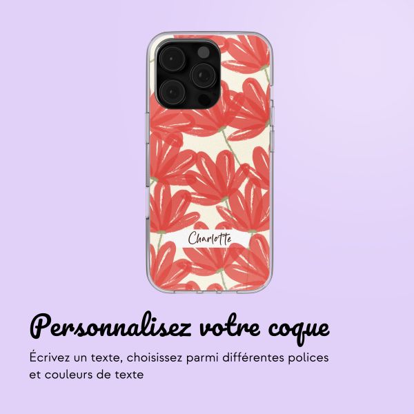 Coque avec votre propre photo et/ou texte Apple iPhone 16 Pro - Bloemen