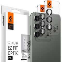 Spigen Optik Lens Protector - Protection complète de la caméra (lot de 2) Samsung Galaxy S23 / S23 Plus - Noir