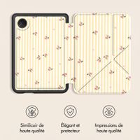 imoshion Étui de liseuse portefeuille design Pliable Kobo Clara Colour / BW - Garden Stripes