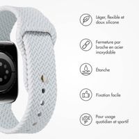 imoshion Bracelet tressé en silicone Apple Watch | 38/40/41/42 mm - Gris