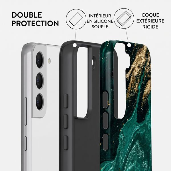 Burga Coque Tough MagSafe Samsung Galaxy S22 - Emerald Pool