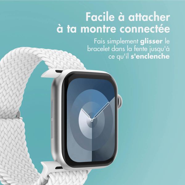 imoshion Bracelet nylon tissé Apple Watch | 38/40/41/42 mm - Blanc