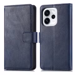 imoshion Étui de télephone portefeuille de luxe Oppo Reno15 F (5G) - Bleu foncé