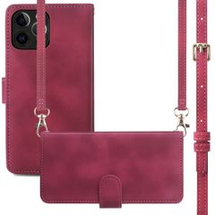 imoshion Etui de télephone portefeuille avec cordon Apple iPhone 12 (Pro) - Rouge