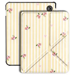 imoshion Étui de liseuse portefeuille design Pliable Kobo Libra Colour - Garden Stripes