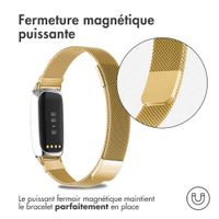imoshion Bracelet magnétique milanais Fitbit Luxe - Taille S - Doré