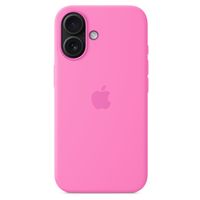 Apple Coque en silicone MagSafe Apple iPhone 16 - Peony Pink