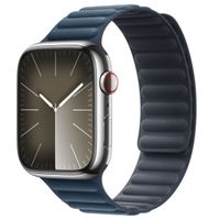 Apple Bracelet à maillons magnétique FineWoven Apple Watch | 44/45/46/49 mm - Taille M/L - Baltic Blue