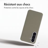 Accezz Coque arrière Mesh avec MagSafe Samsung Galaxy S25 / S24 - Gris foncé