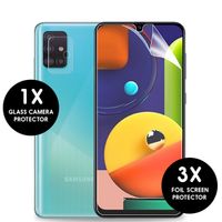imoshion 3-Pack de protection d'écran + Protection en verre Appareil photo Samsung Galaxy A51