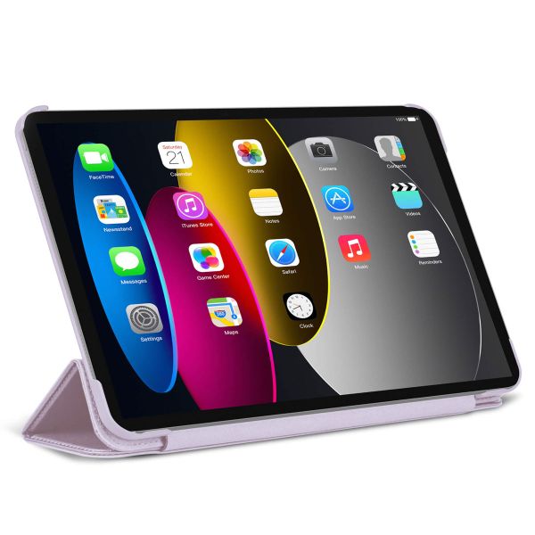 Decoded Textured Sillicon Slim Cover Apple iPad 11 (2025) 11 pouces A16 / iPad 10 (2022) 10.9 pouces - Lavender