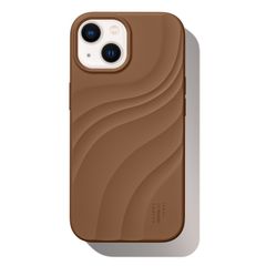 iDeal of Sweden Coque Soft Swirl Silicone MagSafe Apple iPhone 17e / 16e / 15 / 14 / 13 - Salted Caramel