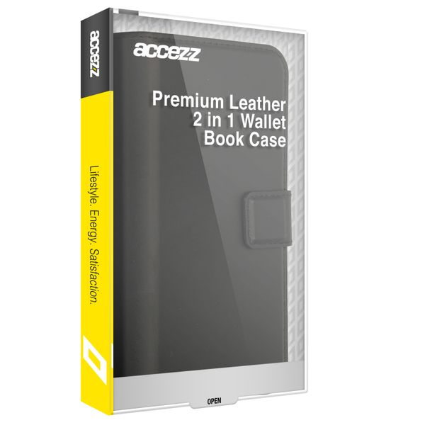 Accezz Premium Leather 2 in 1 Wallet Bookcase Samsung Galaxy A54 (5G) - Noir