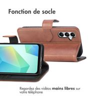 imoshion Étui de télephone portefeuille de luxe Samsung Galaxy A17 (5G) / (4G) - Marron