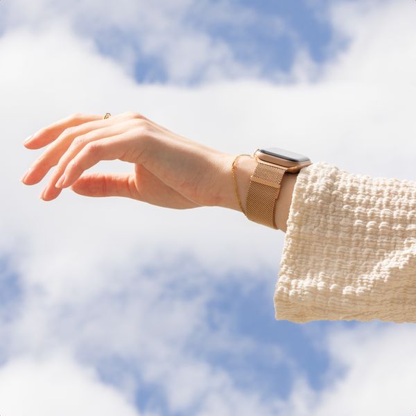imoshion Bracelet magnétique milanais Apple Watch | 44/45/46/49 mm - Rose Gold