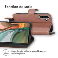 imoshion Étui de télephone portefeuille de luxe Samsung Galaxy A36 - Marron
