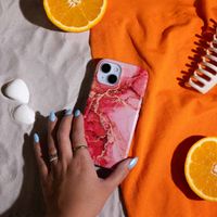 Selencia Coque arrière Vivid Apple iPhone SE (2022 / 2020) / 8 / 7 - Rosy Marble
