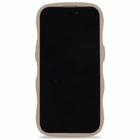 Holdit Coque Wavy Apple iPhone 14 Pro Max - Mocha Brown / Transparent