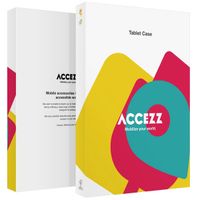 Accezz Coque tablette Rugged Trifold Apple iPad 6 (2018) 9.7 pouces / iPad 5 (2017) 9.7 pouces / Air 2 (2014)/Air 1 (2013) - Bleu foncé