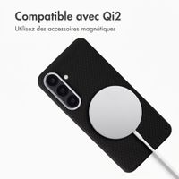 Accezz Coque arrière Mesh avec MagSafe Samsung Galaxy S25 / S24 - Noir