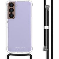 imoshion Coque arrière transparente avec cordon Samsung Galaxy S22 - Noir