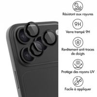imoshion Lot de 2 protections d'objectif de caméra pour Apple iPhone 18 Pro / 18 Pro Max - Noir