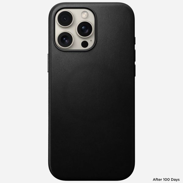 Nomad Coque Modern Leather avec MagSafe Apple iPhone 16 Pro Max - Nomad Black