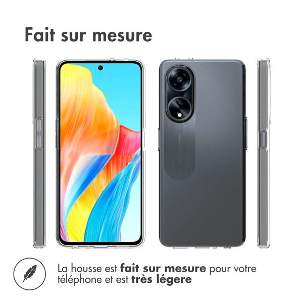 Accezz Coque Clear Oppo A98 - Transparent