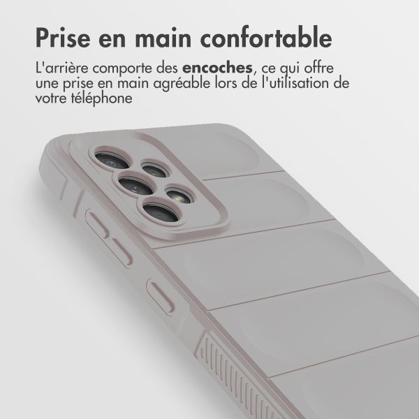 imoshion EasyGrip Backcover Samsung Galaxy A52(s) (5G/4G) - Gris
