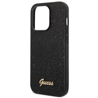 Guess Coque Glitter Flakes Apple iPhone 14 Pro Max - Noir