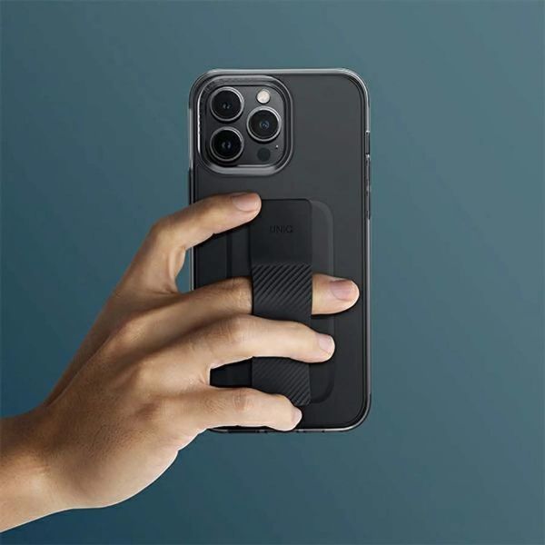 Uniq Coque arrière Heldro Flexgrip Apple iPhone 14 - Grey