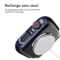 imoshion Coque rigide à couverture complète Apple Watch 4 / 5 / 6 / SE - 40 mm - Bleu foncé