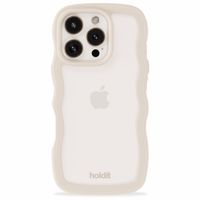 Holdit Coque Wavy Apple iPhone 16 Pro Max - Transparent / Light Beige