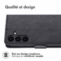 imoshion Étui de télephone portefeuille de luxe Samsung Galaxy S26 FE - Noir