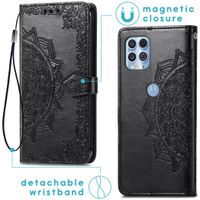 imoshion Etui de télephone Mandala Motorola Moto G100 - Noir