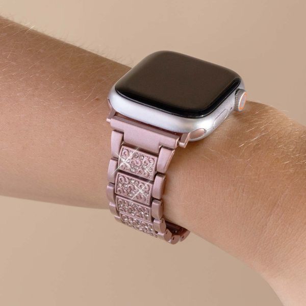 Selencia Bracelet à maillons scintillants Apple Watch | 38/40/41/42 mm - Rose