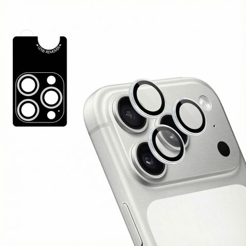 imoshion Protection caméra en verre lot de 2 Apple iPhone 17 Pro / 17 Pro Max - Argent