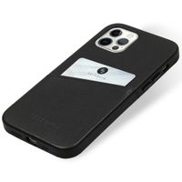 Selencia Coque arrière en cuir végan Vayu Apple iPhone 12 (Pro) - Noir
