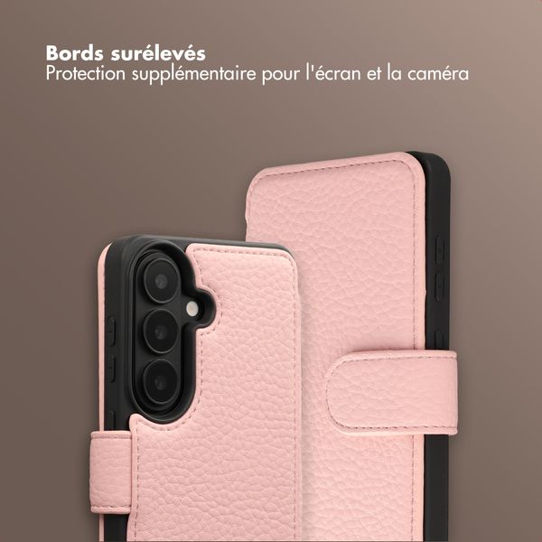 Selencia Étui Riva avec MagSafe et cordon de téléphone Samsung Galaxy S26 - Old Pink
