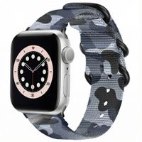 imoshion Bracelet robuste en nylon Apple Watch | 38/40/41/42 mm - Camouflage Grey
