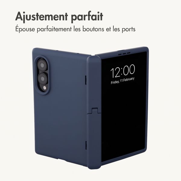 imoshion Color Backcover avec support Samsung Galaxy Z Fold 8 - Bleu foncé