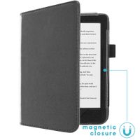 imoshion Étui de liseuse portefeuille en cuir végan Kobo Clara HD - Noir