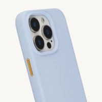 Selencia Coque arrière Rivièra avec MagSafe avec crochets amovibles Apple iPhone 15 Pro - Powder Blue
