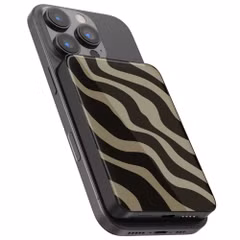 Selencia Powerbank Vivid 5 000 mAh - MagSafe et Qi - Black / Swirl Black