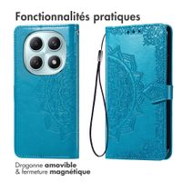 imoshion Etui de télephone Mandala Xiaomi Redmi Note 15 (5G) - Turquoise